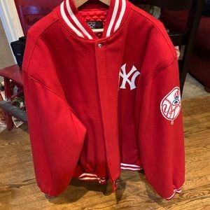 Red Wool Yankees Jacket!
